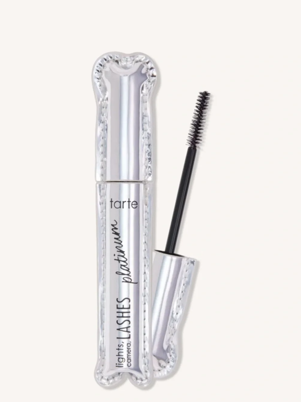 tarte Lights, Camera, Lashes Platinum Mascara — silver